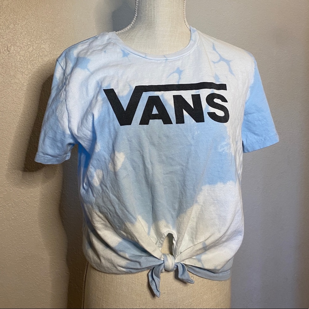 Vans Tie Front Crop Top T-shirt